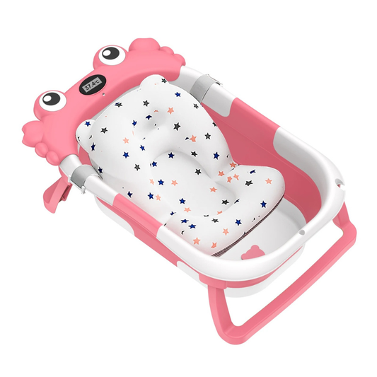 Baignoire Pliable Bébé avec Tapis Antidérapant