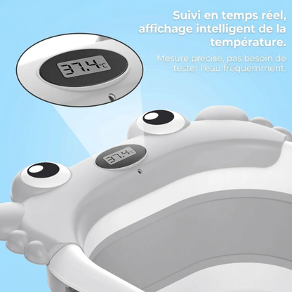 Baignoire Pliable Bébé avec Tapis Antidérapant