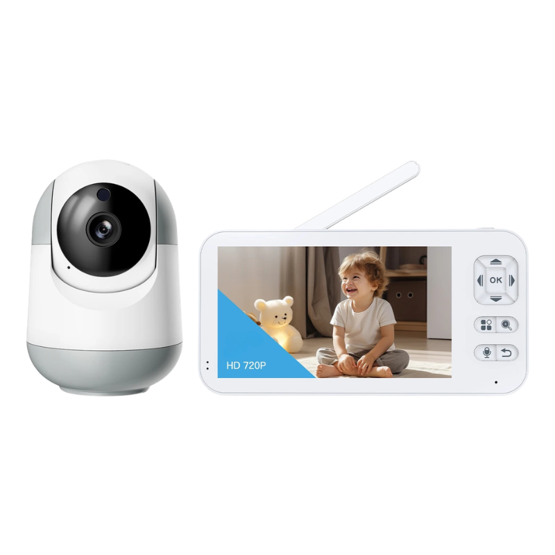 Babyphone Vidéo Numérique | Écoute-Bébé Surveillance Sans Fil avec Écran