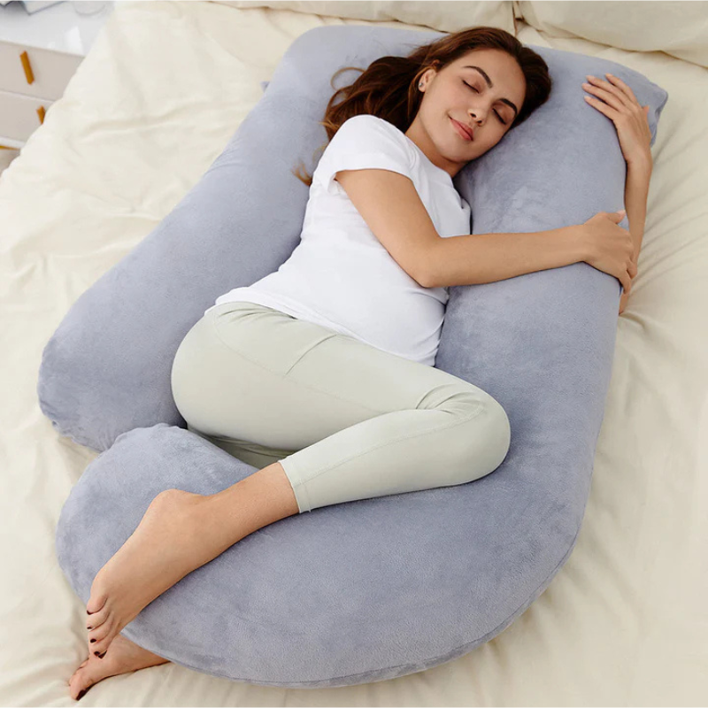 Coussin de Maternité en U, Oreiller de Grossesse Enveloppant