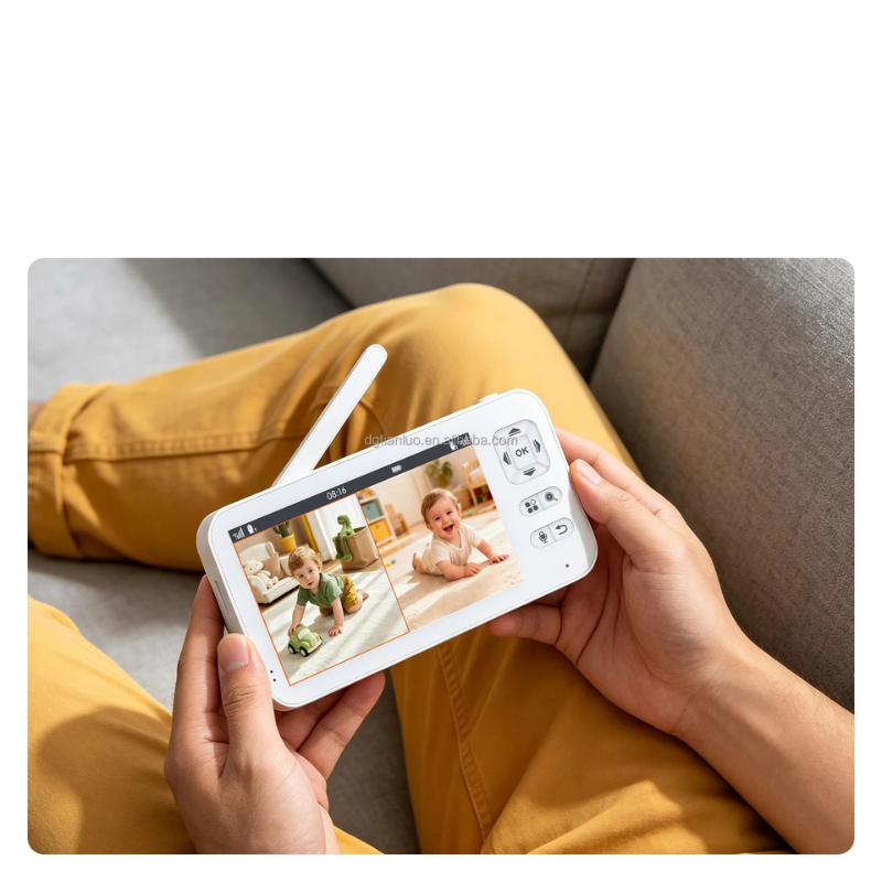Babyphone Vidéo Numérique | Écoute-Bébé Surveillance Sans Fil avec Écran