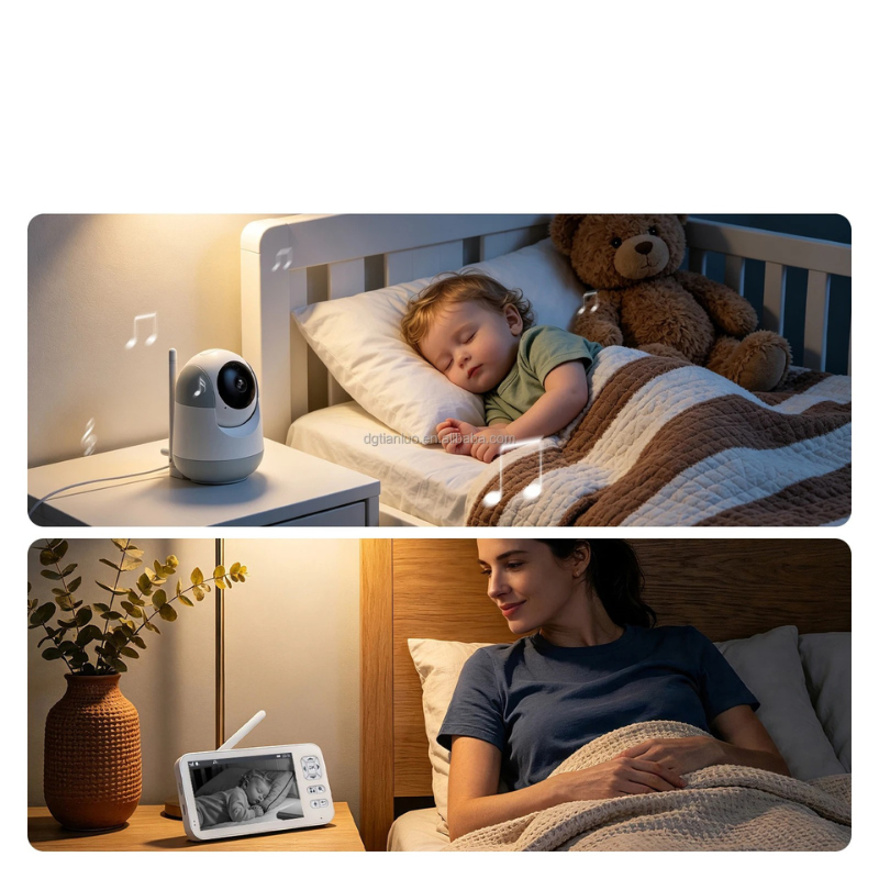 Babyphone Vidéo Numérique | Écoute-Bébé Surveillance Sans Fil avec Écran