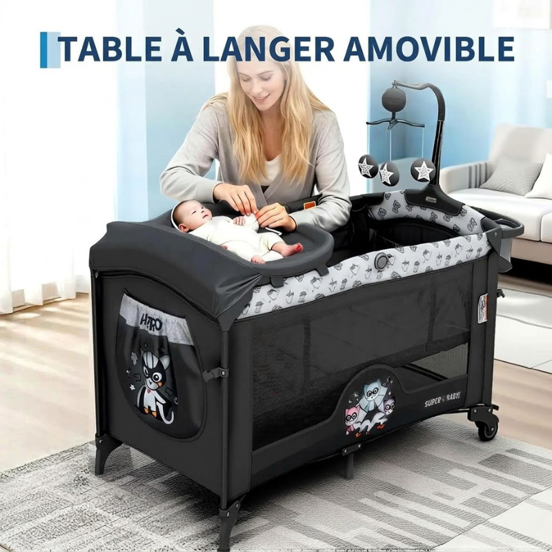 Lit Parapluie Evolutif 3 en 1