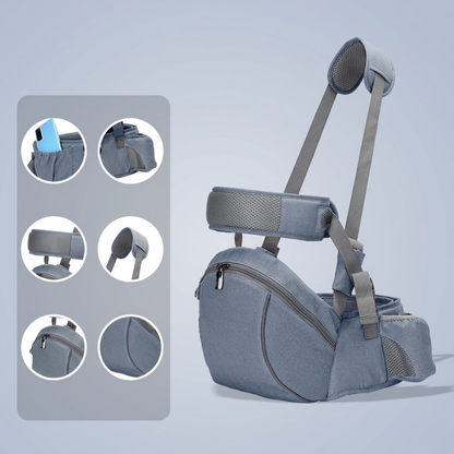 Porte-Bébé Siège de Hanche avec Rangement