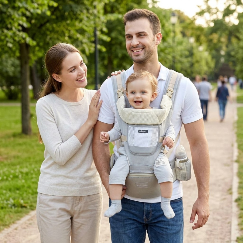 Porte-Bébé Respirant avec Siège