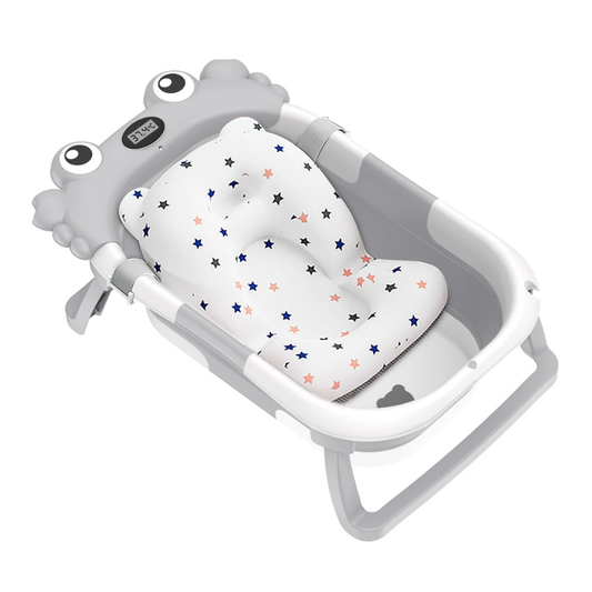 Baignoire Pliable Bébé avec Tapis Antidérapant