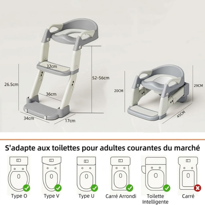 Réducteur de Toilette avec Échelle