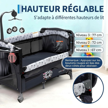 Lit Parapluie Evolutif 3 en 1